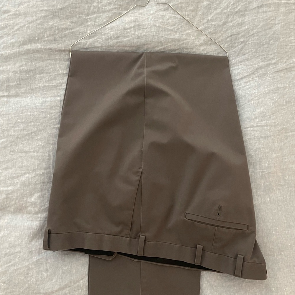 50x32 Men’s Pant Plain Front Dark Gray ROUNDTREE & YORKE pre owned